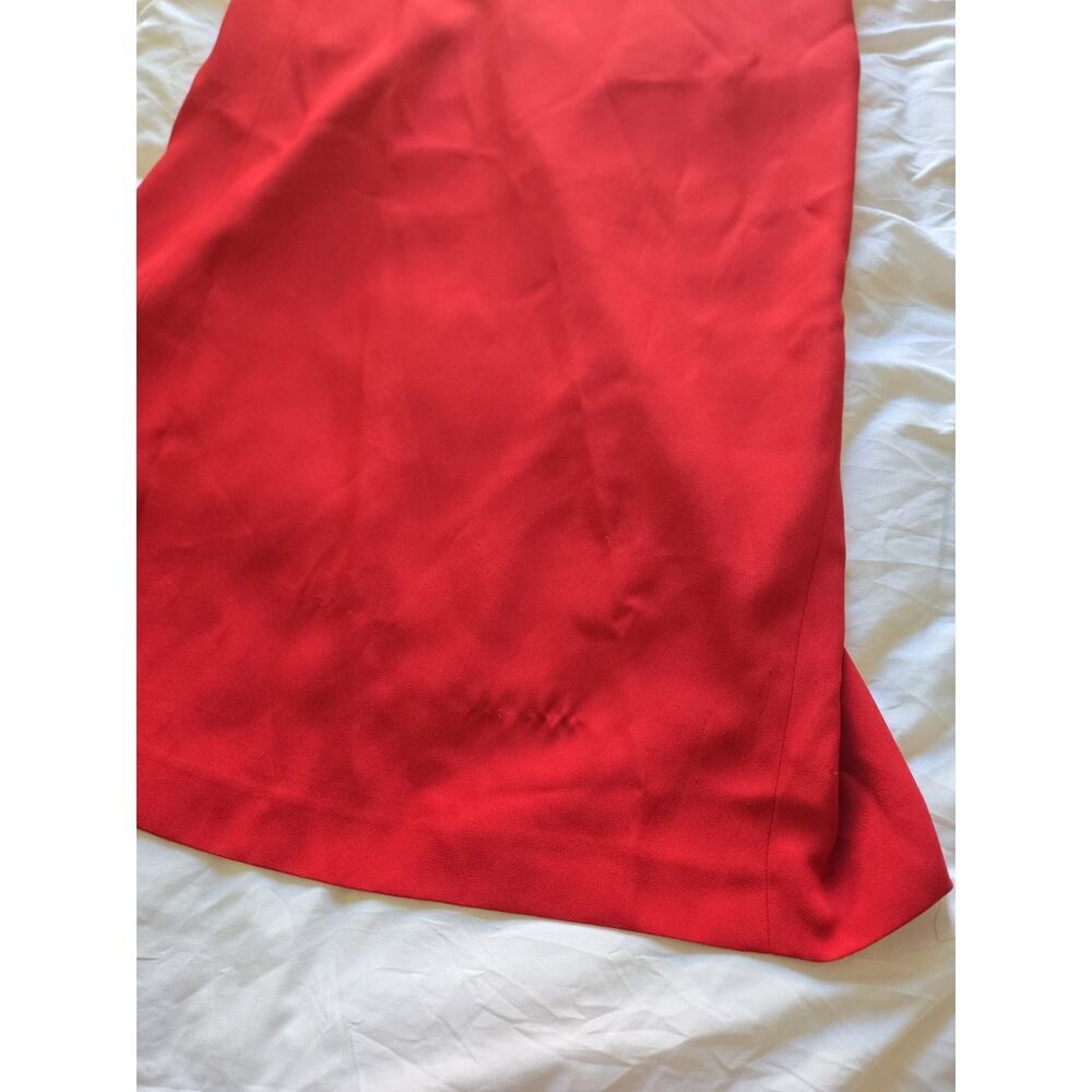 Vtg Y2k Pinky & Me Red Beaded Formal Evening Gown Prom Siren Pageant Glam Size 8 - Picture 9 of 12
